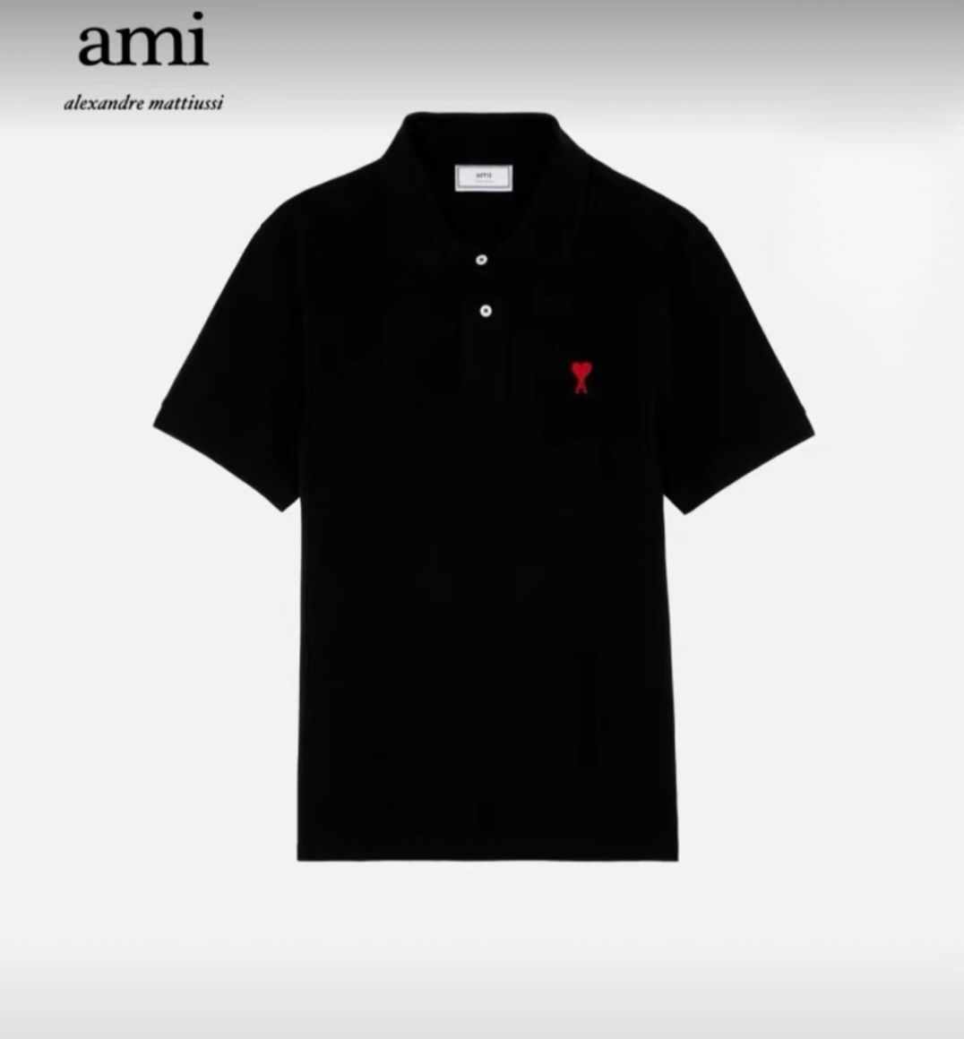 人気美品 男女兼用 AmiParis アミパリス ポロシャツ 半袖 Tシャツ