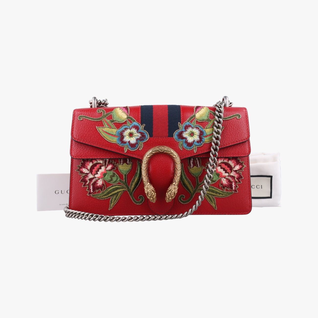 [GUCCI] ディオニュソス レザー メッセンジャーバッグ グッチ ディオニュソス レザー チェーンショルダーバッグ