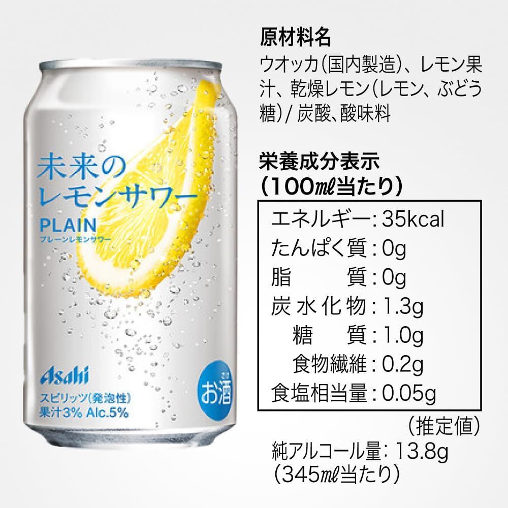 本物のレモンスライス入り】チューハイ サワー アサヒ 未来の