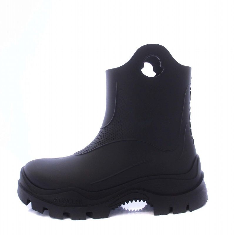 モンクレール MONCLER 24年製 MISTY レインブーツ ショート 38 25cm 黒