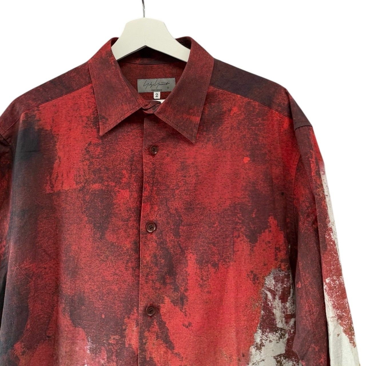 Yohji yamamoto POUR HOMME ヨウジヤマモトプールオム 24AW KHADI RED 