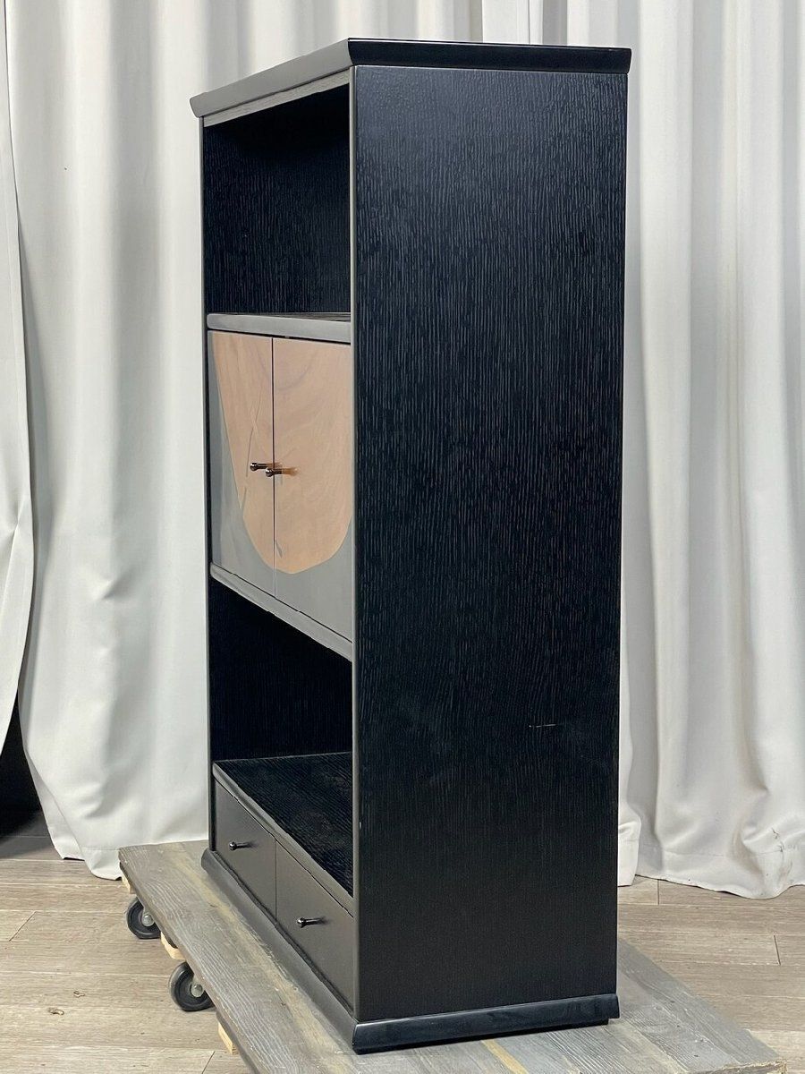 GP99 松岡漆工 大楠輪切 飾り棚 伝統工芸 和モダン / 和家具 大楠 絶版