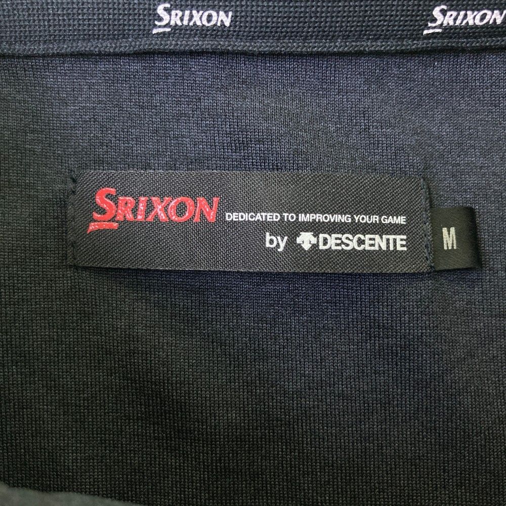 サイズ：M SRIXON スリクソン by DESCENTE 半袖ポロシャツ