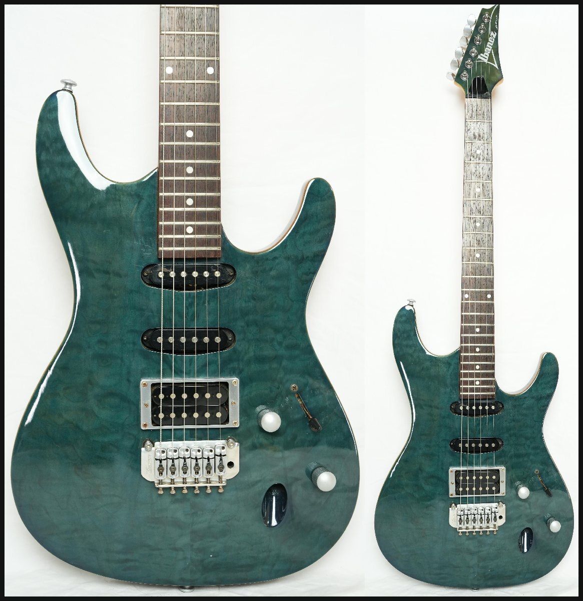 ☆IBANEZ☆SA260QM シースルーグリーン SSHピックアップ搭載
