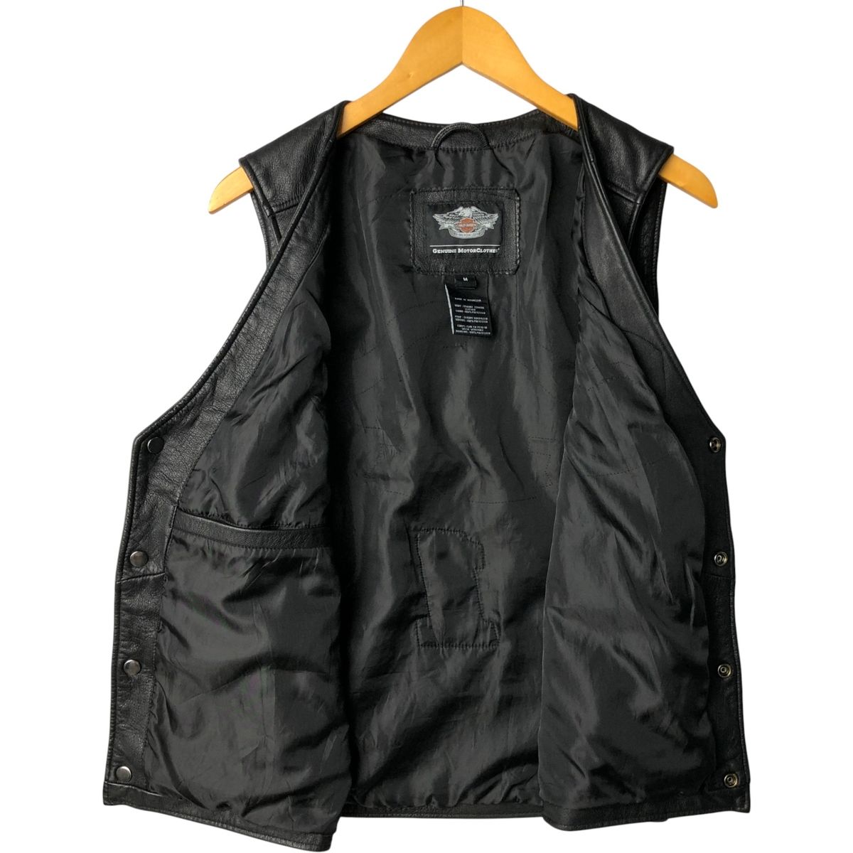 [新品] ハーレーダビッドソン レザーベスト Mサイズ 120周年記念レザーベスト -ハーレーダビッドソン公式オンライン