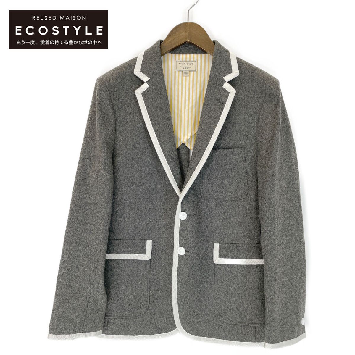 MAISON KITSUNE メゾンキツネ ×フォックスブラザーズ KMV-0355-B 2B  