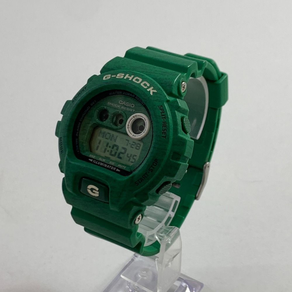 G-SHOCK 海外モデル　 角型　ブラック×グリーン CASIO 04w4633▽※【中古】CASIO カシオ G-SHOCK Gショック ジー