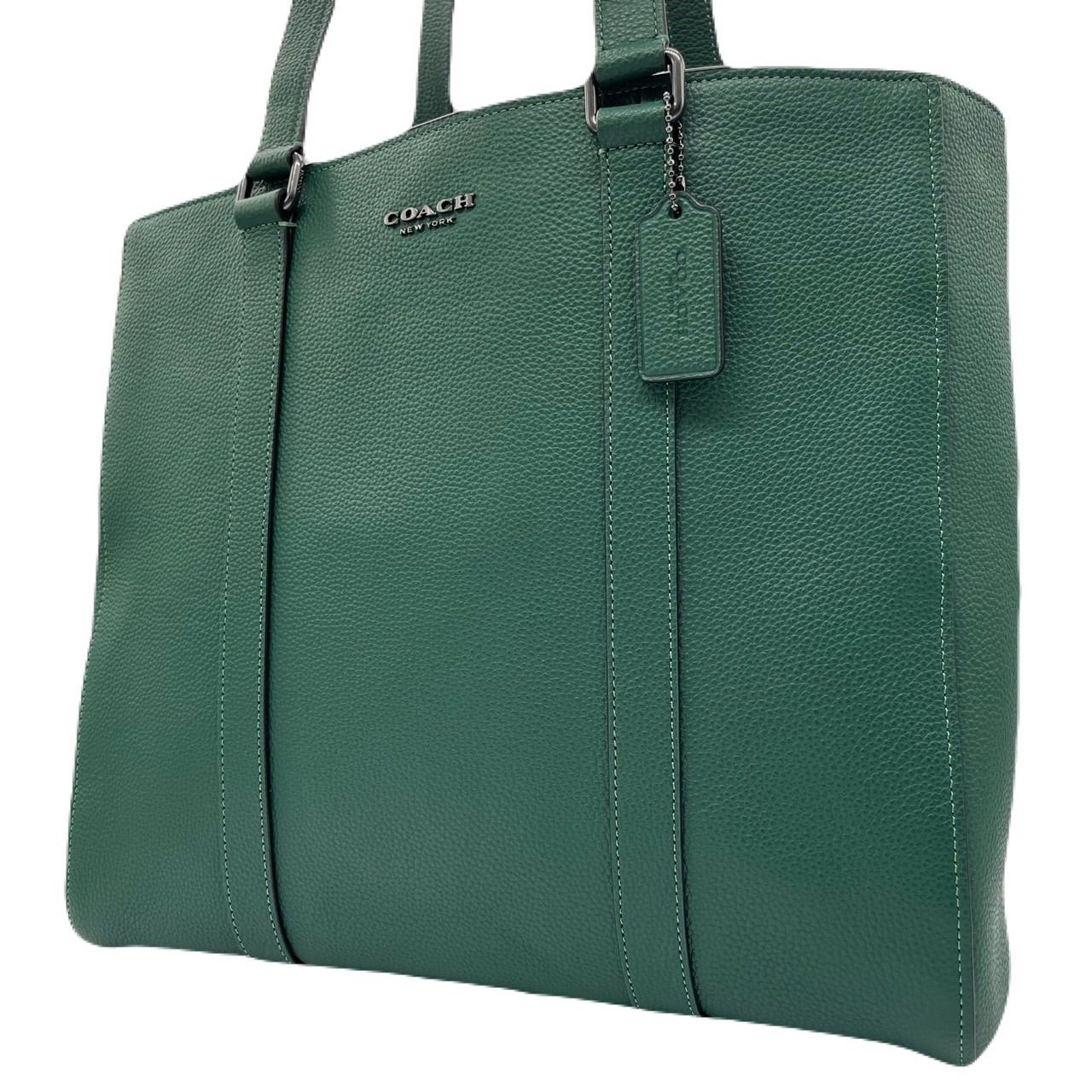 【新品未使用】COACH トートバッグ ビジネスバッグ 未使用級コーチ トートバッグ ハドソン ペブルドレザー ビジネス