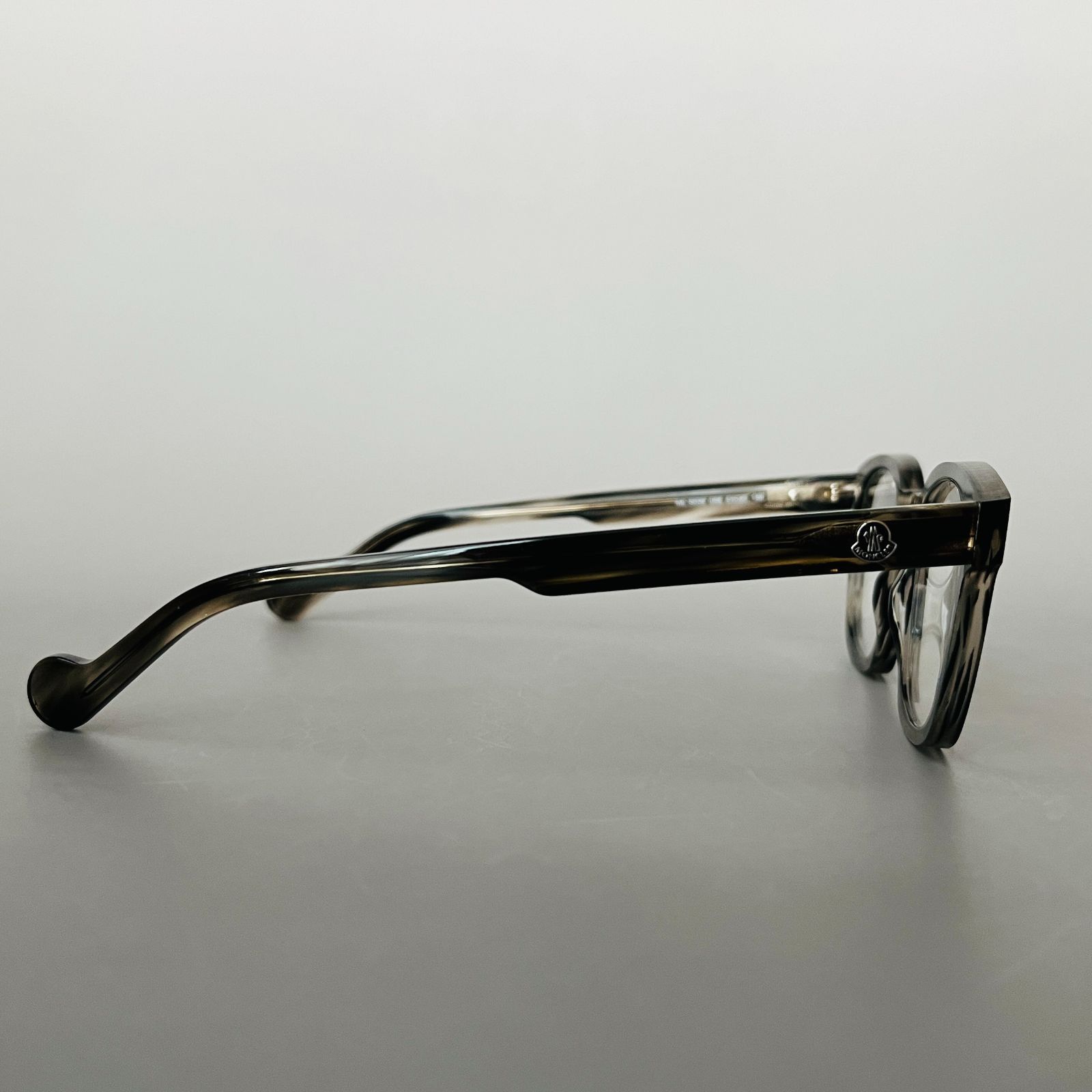 メガネ モンクレール MONCLER ウェリントン ブラウン 新品  