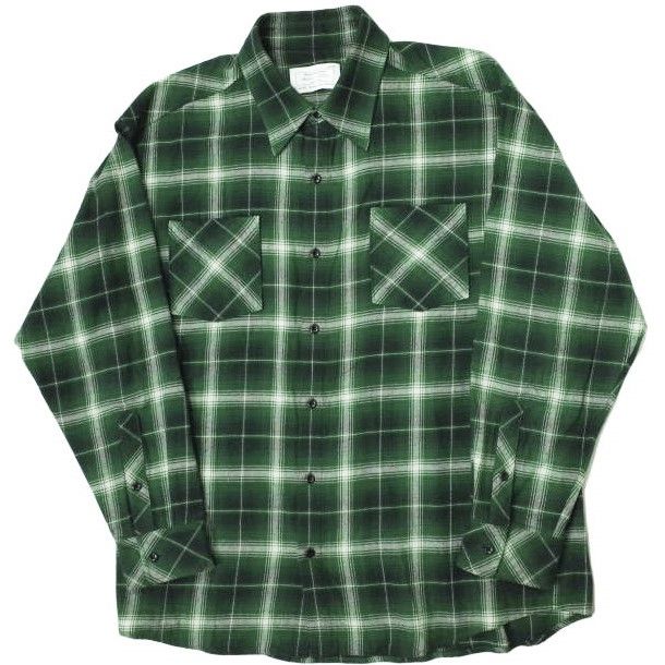 Rafu ラフ 23SS 日本製 Standard Shirt チェックフランネル 