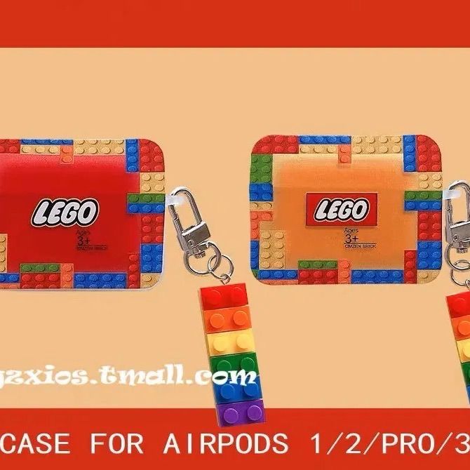 在庫 赤色1点のみ‼️AirPods Pro用ケースLEGOチャーム付き - メルカリ