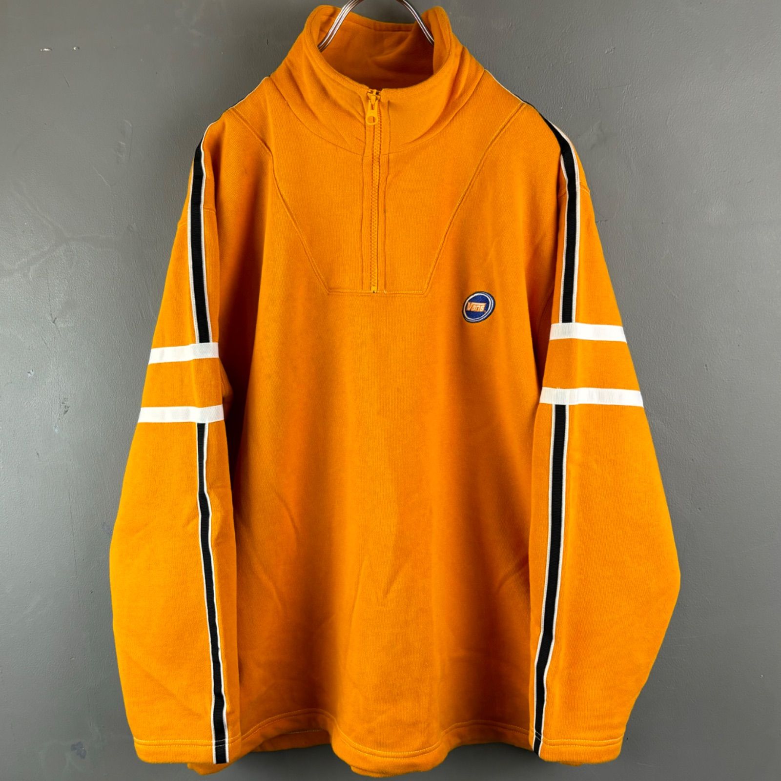 VANS マルチパターン ハーフジップ スウェットトレーナー ヴァンズ