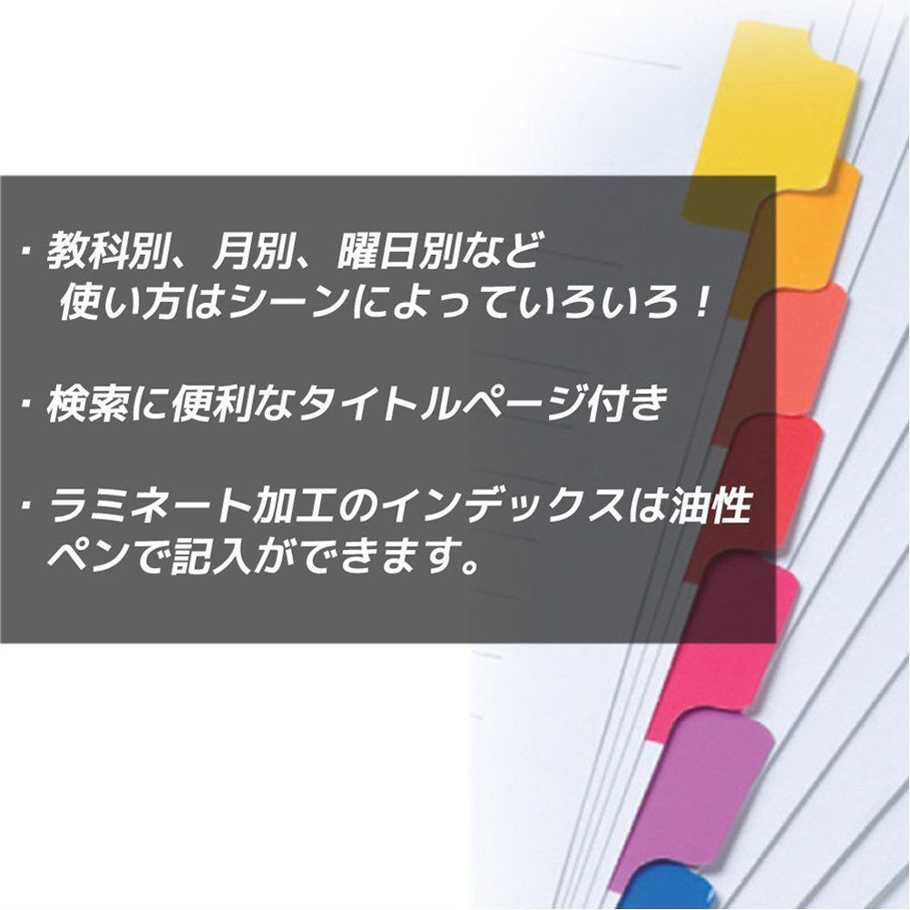 2穴対応 インデックスシート