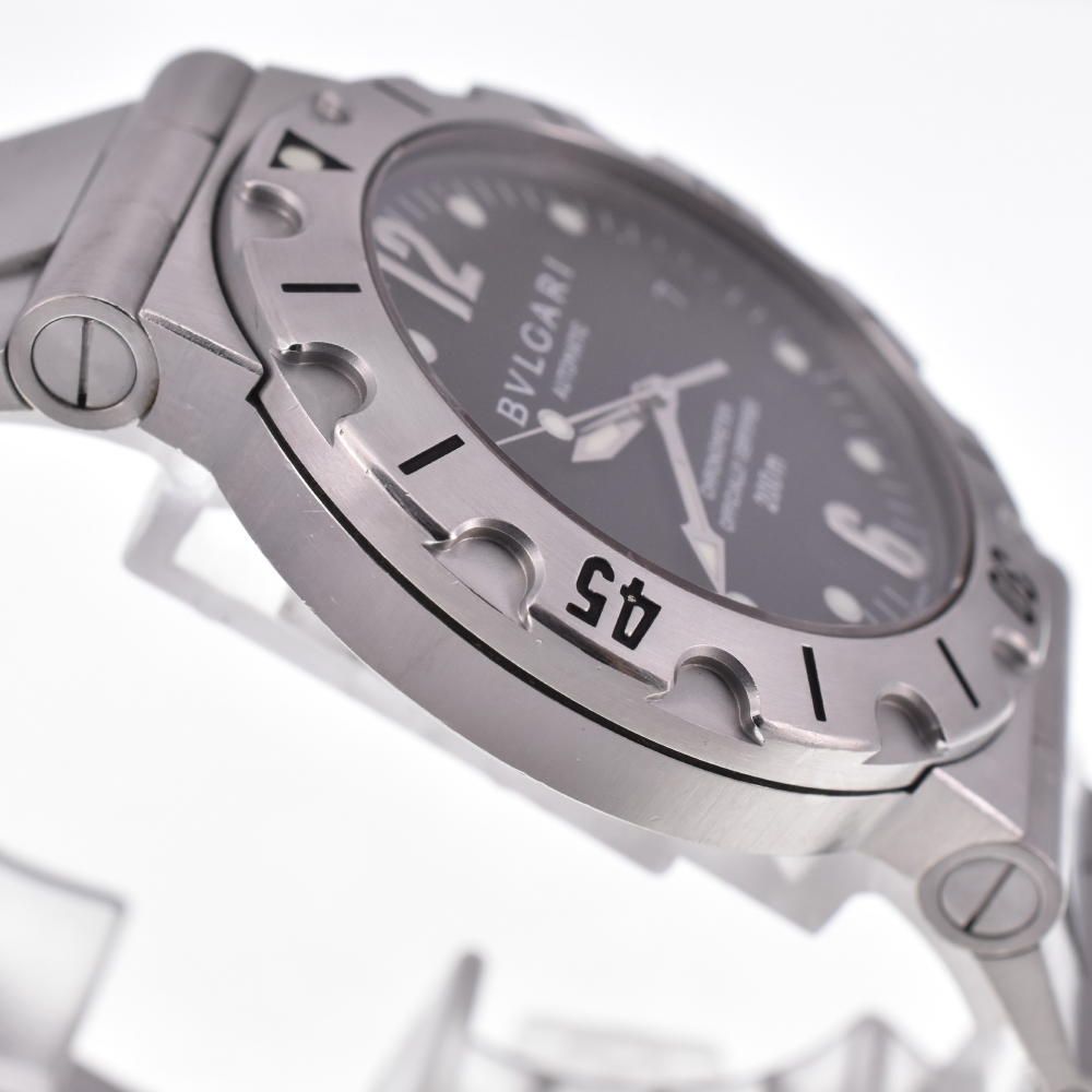 ブルガリ BVLGARI SD38S ディアゴノ スクーバ デイト 自動巻き メンズ