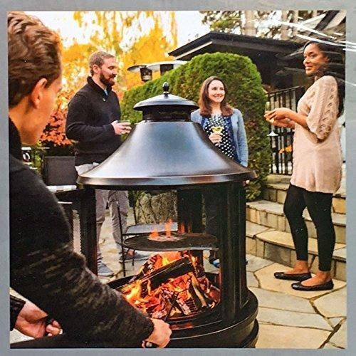 屋外暖炉 ファイヤーピット 調理用グリル網付き 火バーベキュー BBQ OUTDOOR FIRE COOKING PIT ファイヤー ピット 調理用焼き網付き 屋外