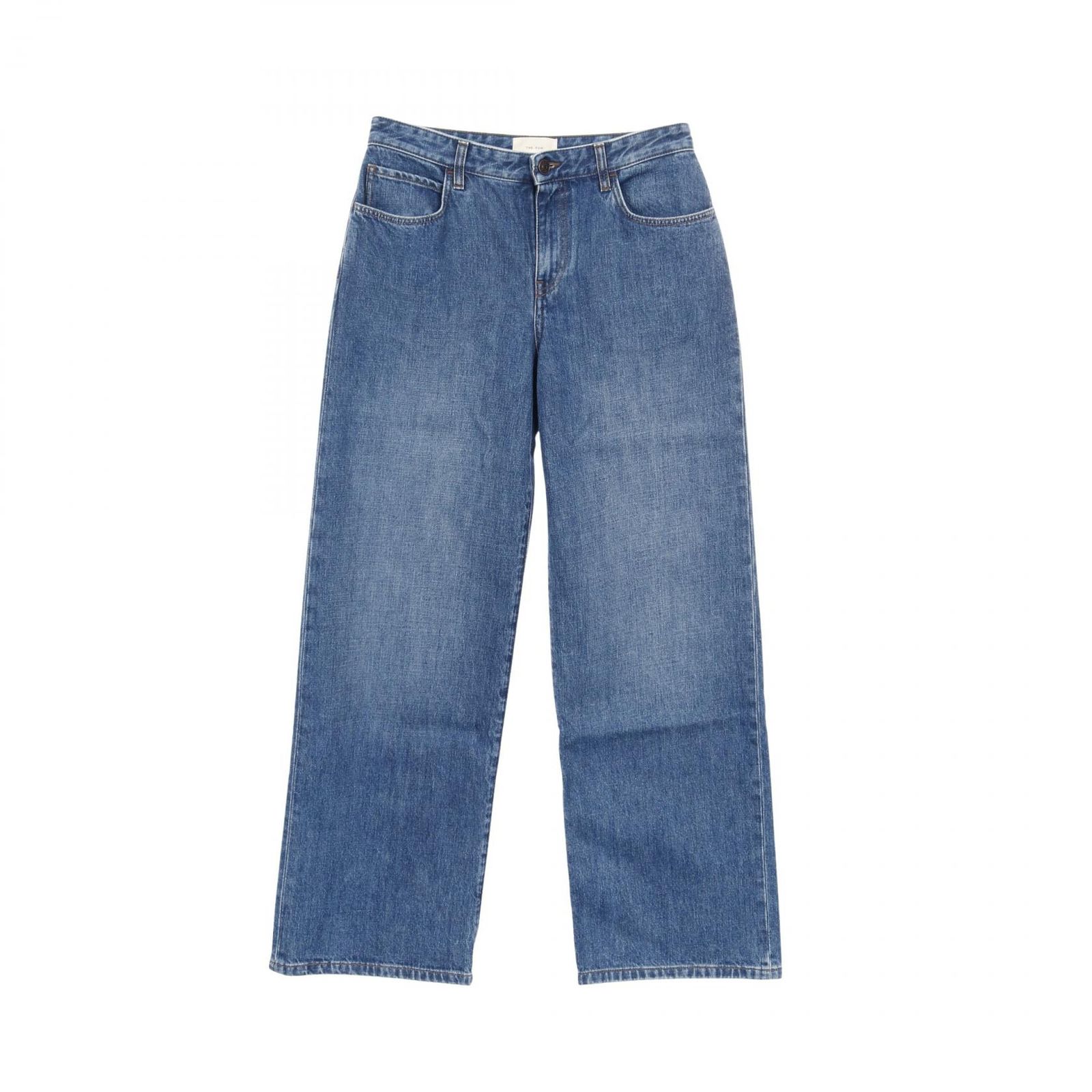 ザ ロウ THE ROW デニムパンツ Eglitta エグリッタ 6525W3809WBE27 デニムブルー コットン デニムパンツ レディース