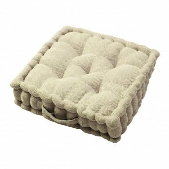 2個組 インド綿クッキークッション アルト 約42×42×10cm GR 270081512