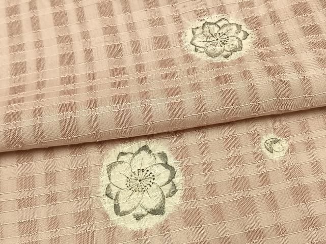 平和屋着物▽上質な小紋 絞り 辻が花 胴抜き仕立て 正絹 逸品