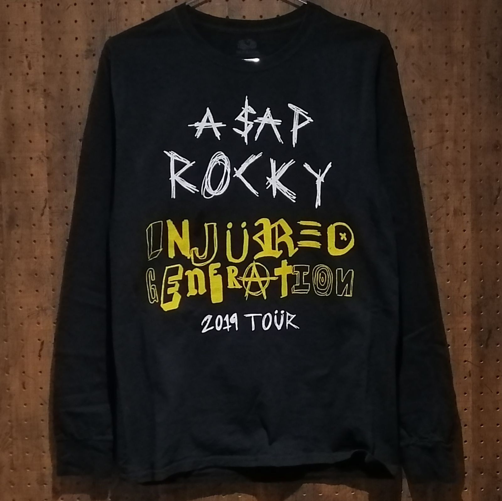 NUBIAN限定/公式品】【L】エイサップロッキーロンTシャツ 【公式通販】