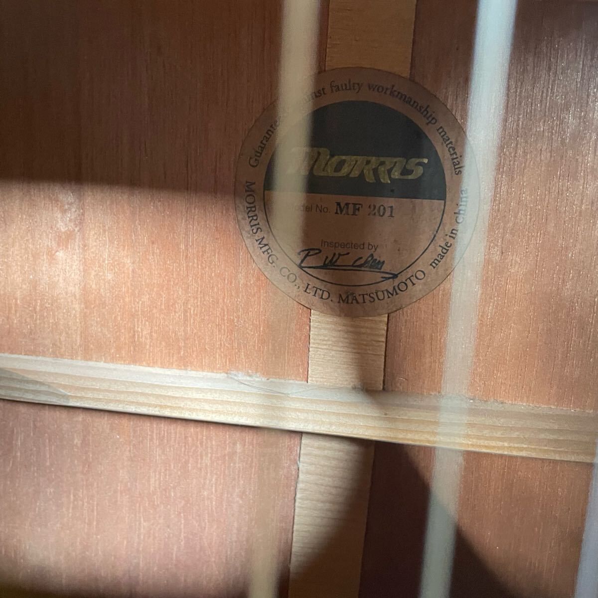 ハードケース入Morris MF-201 モーリス アコースティックギター現状品 美品】MORRIS モーリス MF-201 アコースティックギター ソフト