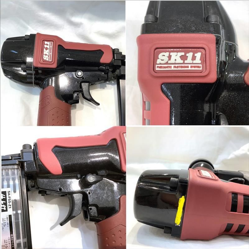 【動作未確認のためジャンク販売】藤原産業 SK11　エア仕上釘打機 F55 SA-F55-Z1フィニッシュネイラ 仕上釘打ち機  【中古】KB-9581 sub_65222-1-2.jpg?1528257804000