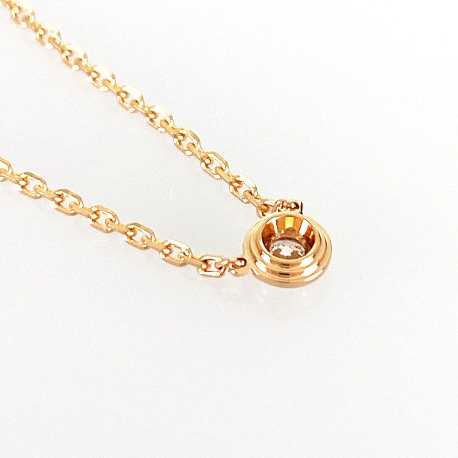 カルティエ K18PG ダムール XS ダイヤモンドネックレス Sランク】 Cartier d'Amour necklace XS カルティエ ダムール
