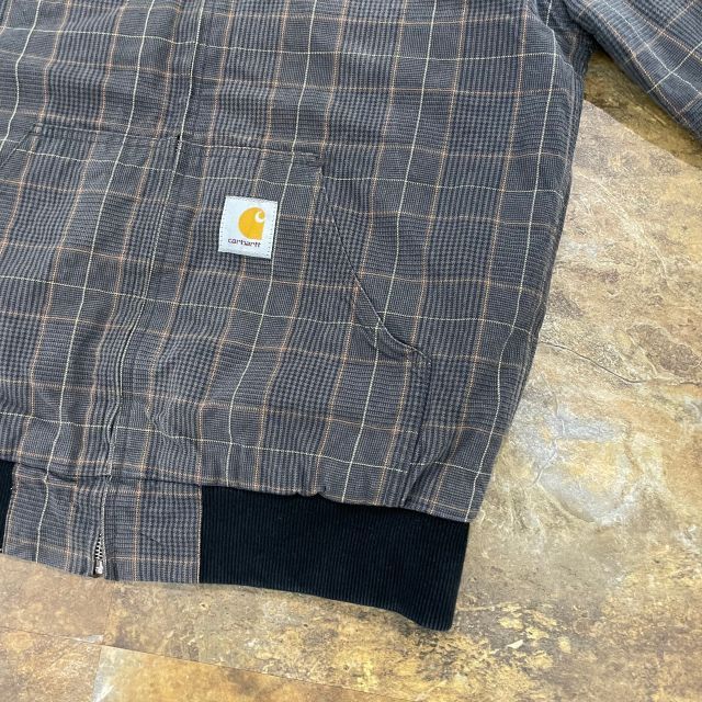 Carhartt アクティブジャケット チェック柄 Carhartt アクティブジャケット XS（M相当）チェック柄 裏地