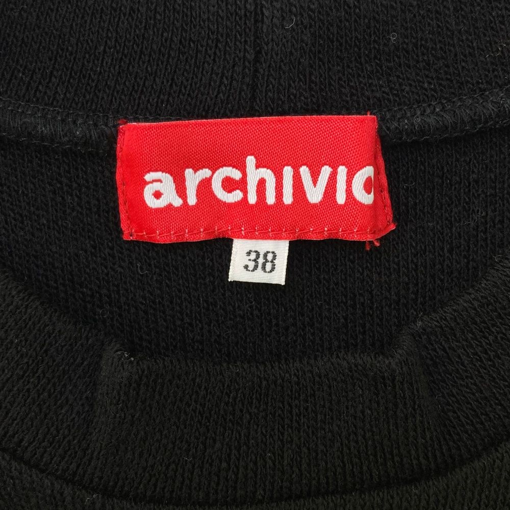 ARCHIVIO レディースセーター 38 ホワイト archivio（アルチビオ） セーター 白×ピンク ニット 袖ライン