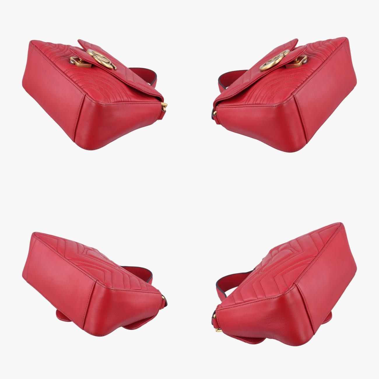 グッチGucciGGマーモントレッドレザー547260製番不明