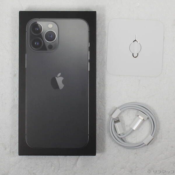 中古品〕 iPhone13 Pro Max 256GB グラファイト MLJ83J／A SIM