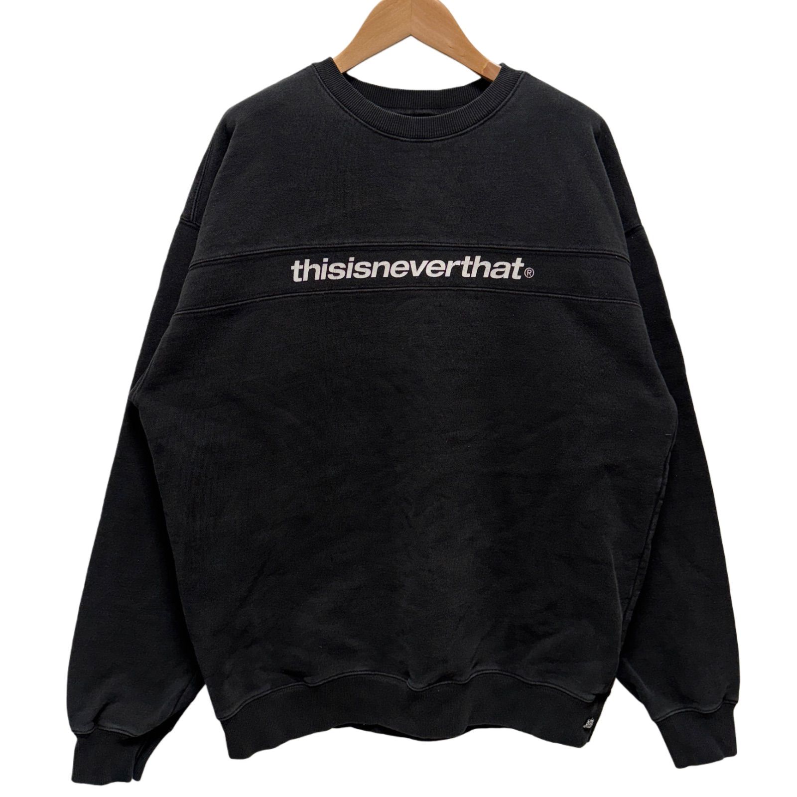 Thisisneverthat スウェット Lサイズ ボックスシルエット ネバザ 