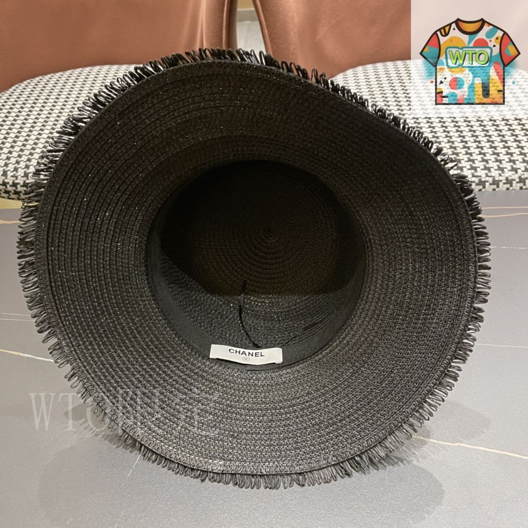 今週末限定値下げ‼️CHANELハット麦わら帽子 今日特価】CHANEL 2025 新 麦わら リゾート風 帽子 - メルカリ