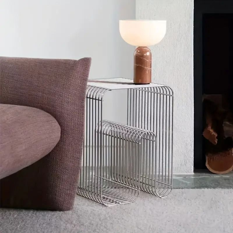 ワイヤーシェルフ メタルチェア