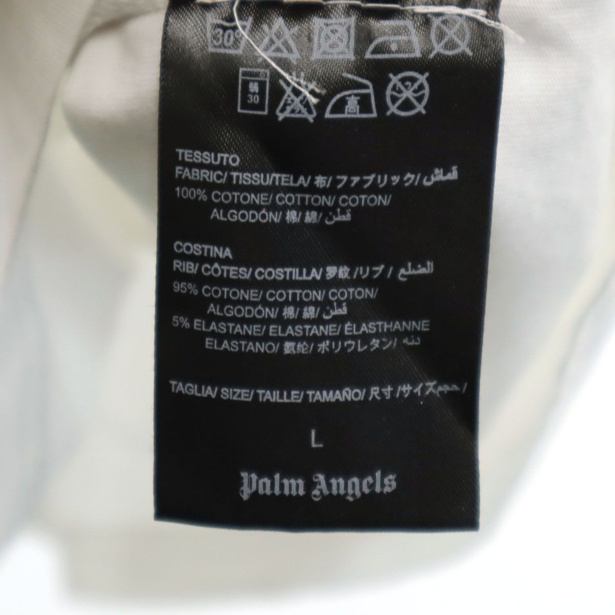 Palm Angels パームエンジェルス ポルトガル製 半袖 Tシャツ L