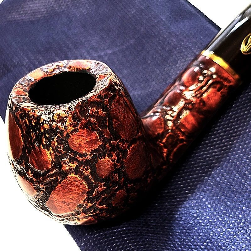 パイプ SAVINELLI アリゲーター 677 おしゃれ ブラウン イタリア製
