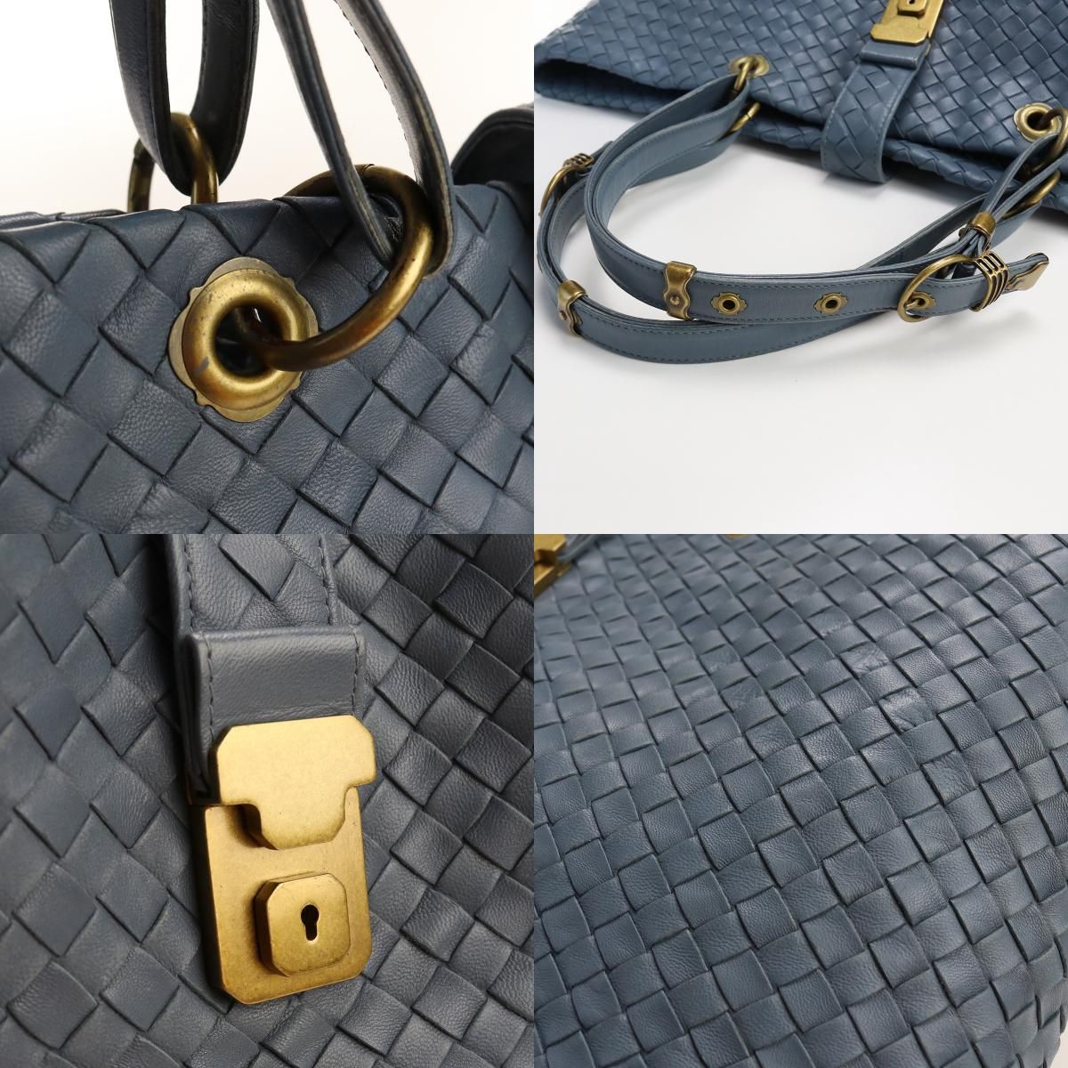 美品　ボッテガヴェネタ BOTTEGAVENETA ボッテガヴェネタ イントレチャート トートバッグ