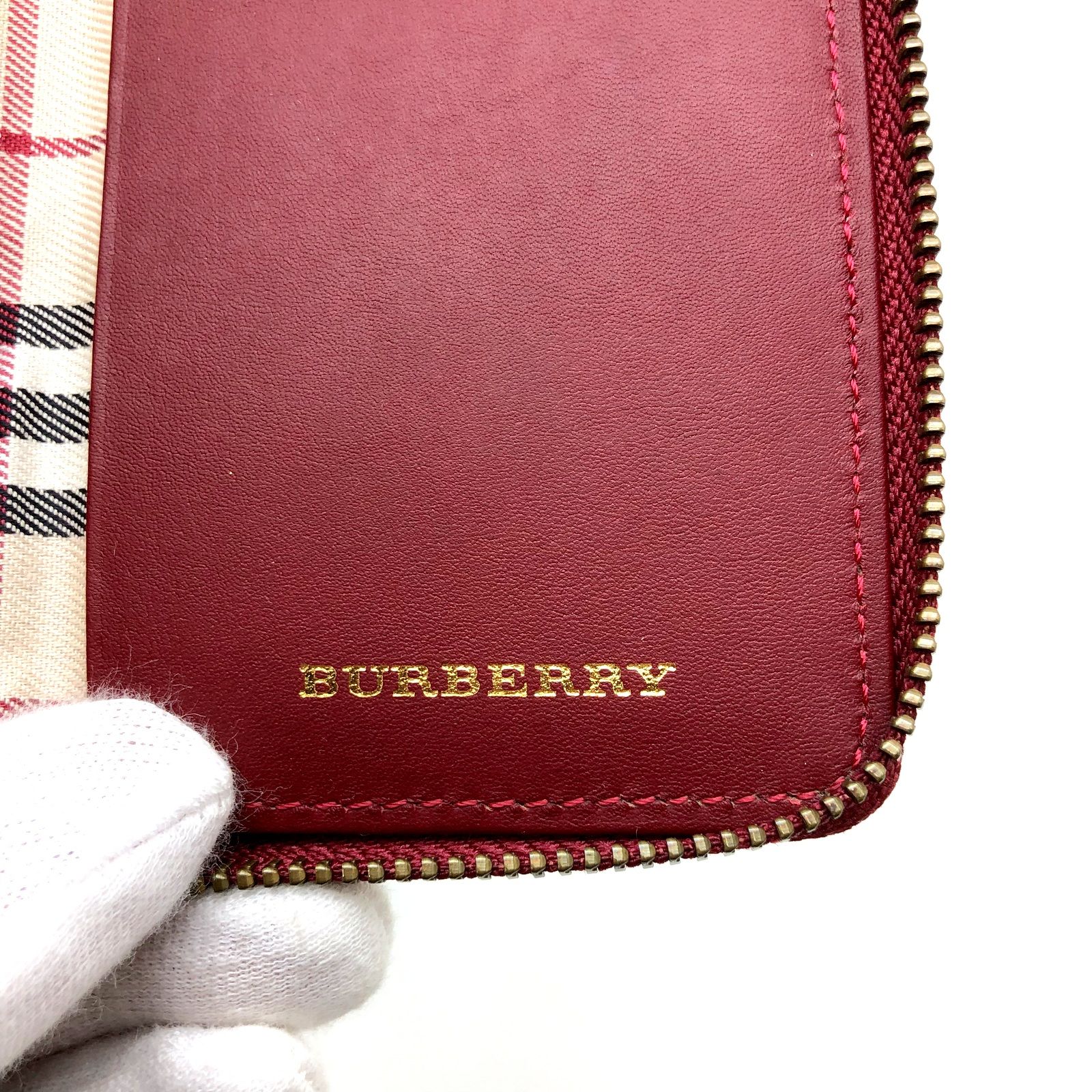 BURBERRY バーバリー 4連キーケース キーリング - メルカリ