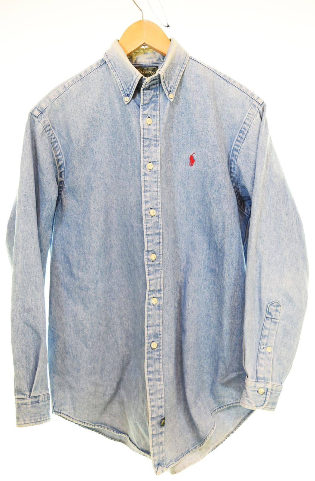 【値下げ中】ポロカントリー　デニムシャツ80s90s ポロカントリーシャツ値下げ 値下げ中】ポロカントリー デニムシャツ