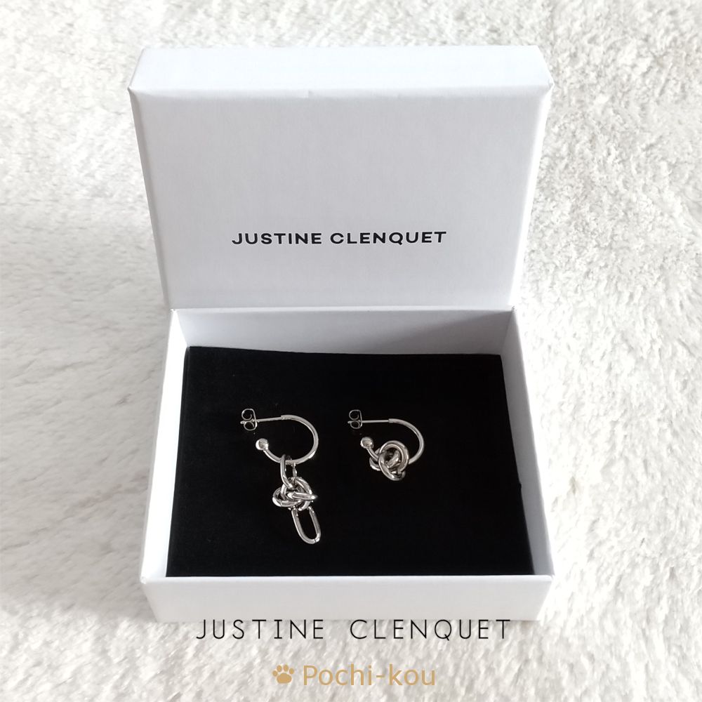 日本未入荷 Justine Clenquet Daria ピアス 両耳 シルバー