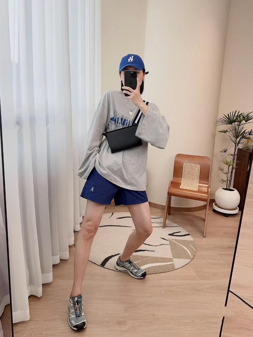 中国 青花 花唐草山水文 双耳瓶 在銘 時代箱 V R8594 中国 青花 花唐草