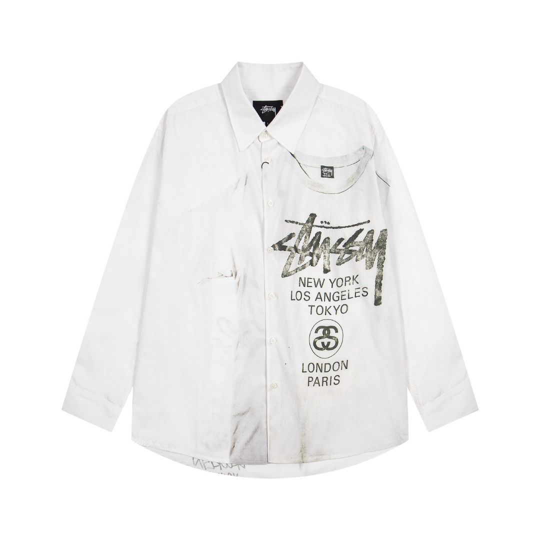 Stussy Stussy SS 24クラシックワールドクルーズコレクション長袖 