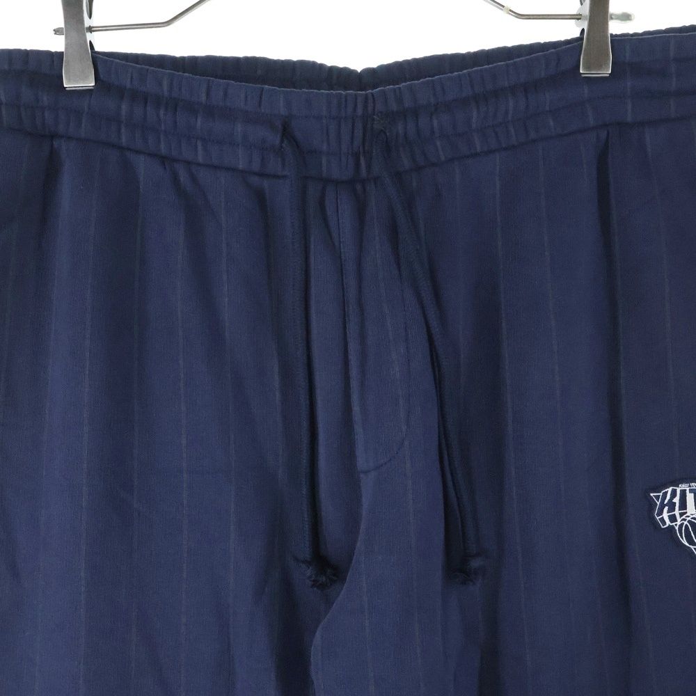KITH キス New York Knicks NY Pinstripe Williams I Sweatpant ニューヨークニックス ピンストライプ ウィリアム スウェットパンツ ネイビー KHM060501 KIN-KAAI_COM