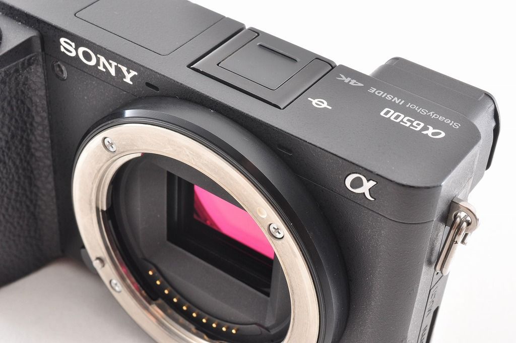 シャッター回数1470回 ソニー Sony α6500 ILCE 6500 デジタルミラーレス一眼 ボディ 2420万画素 ブラック ミラーレス一眼 デジタルカメラ