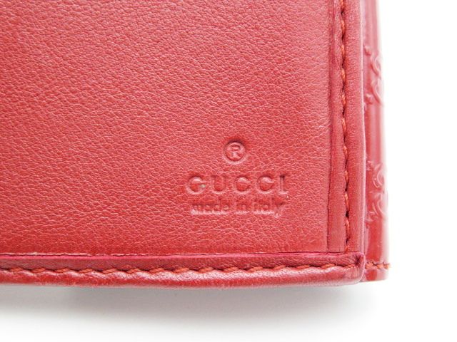 K06 GUCCI ラブリーハート マイクロGG Wホック長財布 203550-