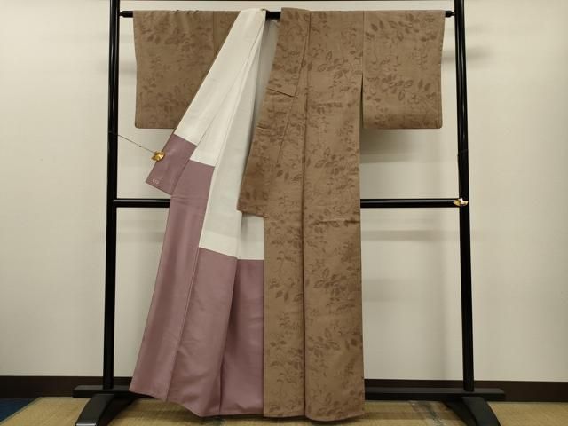 平和屋着物○上質な紬 草花文 三越扱い 正絹 逸品 CAAT9289dy - メルカリ