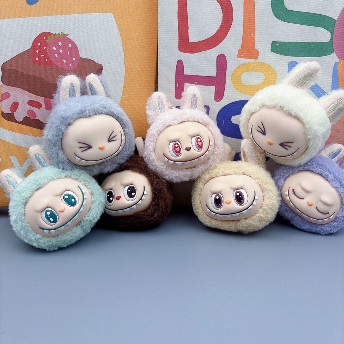新品 labubu ラブブ頭ぬいぐるみ ラブブ バッグ装飾 ラブブ