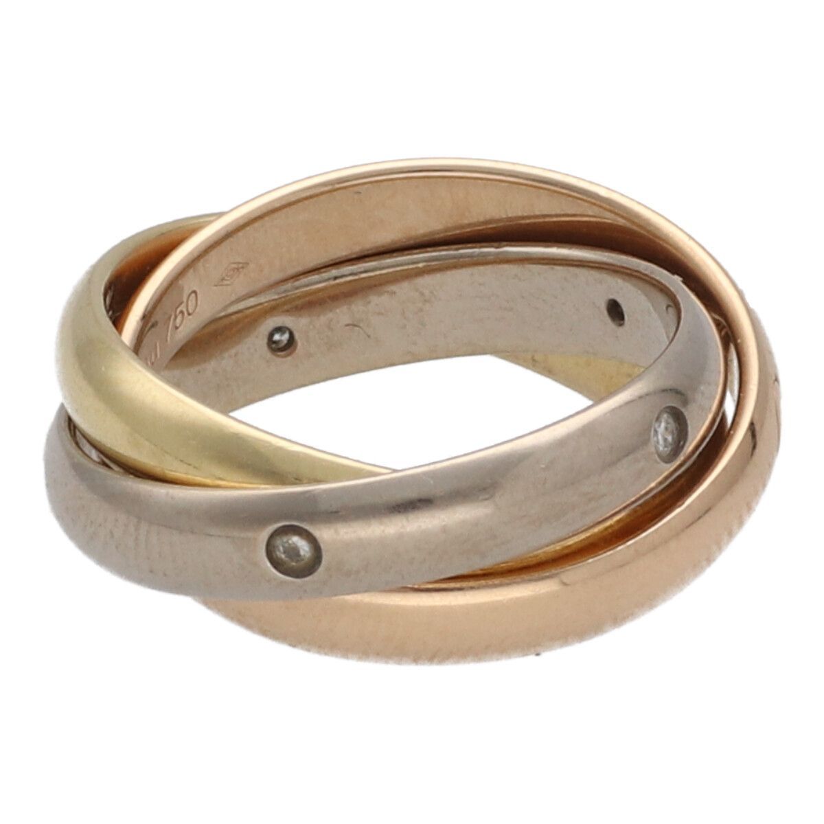 大特価放出！ 中古】 B4236449 49 5PD トリニティリング カルティエ Cartier ゴールド