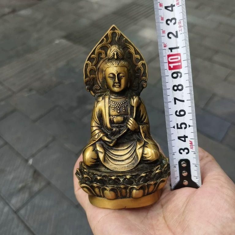 仏教美術 銅 仏像 2体 仏教美術 仏像 弥勒菩薩仏像 小仏像 銅製 銅器 - メルカリ