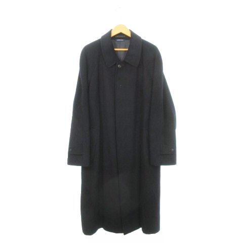 ドーランドハウス Dorland House ステン コート カシミヤ ラグラン 比翼 ロング丈 94-82-175 A6 紺 ネイビー AH14 GY44