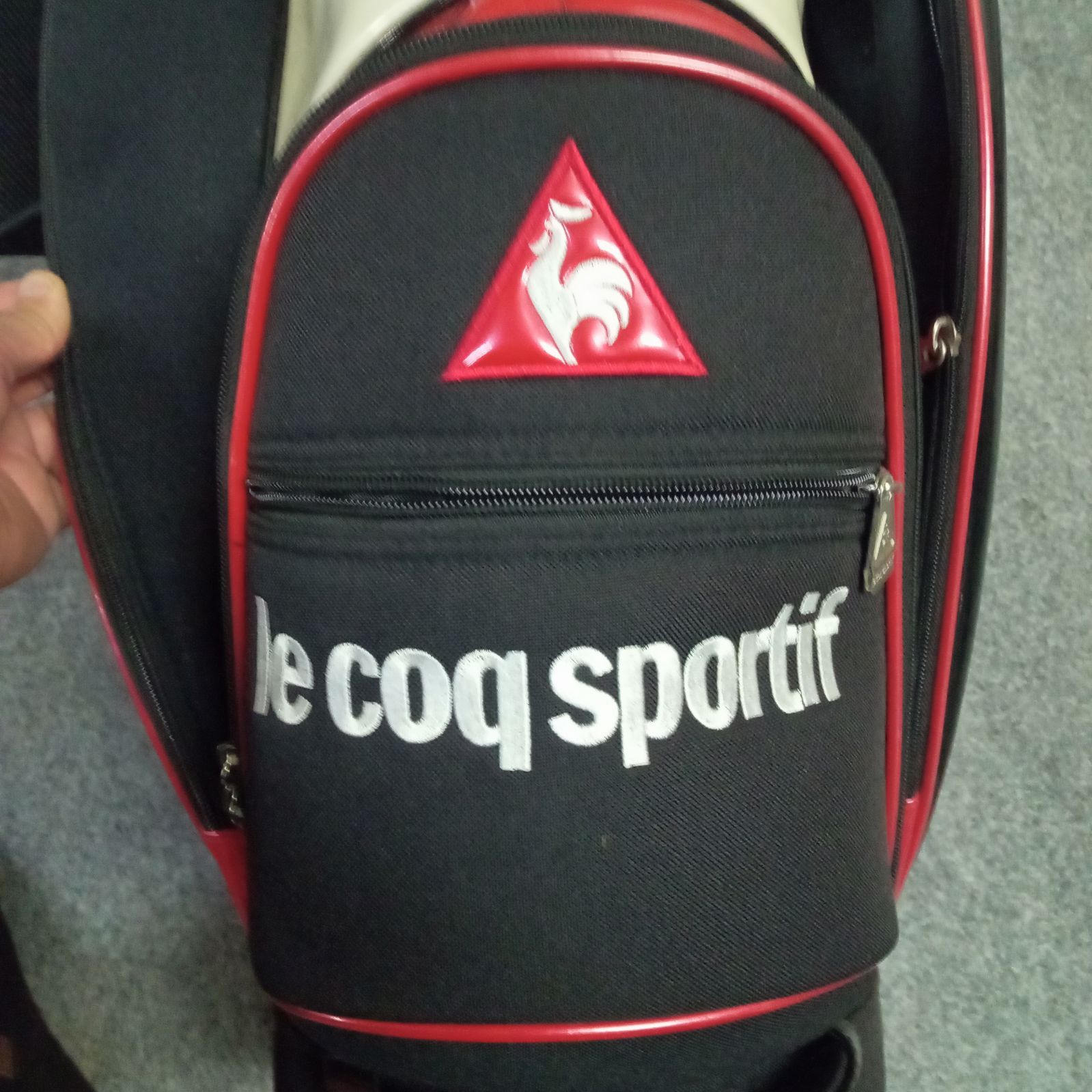 le coq sportif キャディバッグ 黒/赤中古美品 Yahoo!オークション -「ルコック キャディバッグ」の落札相場